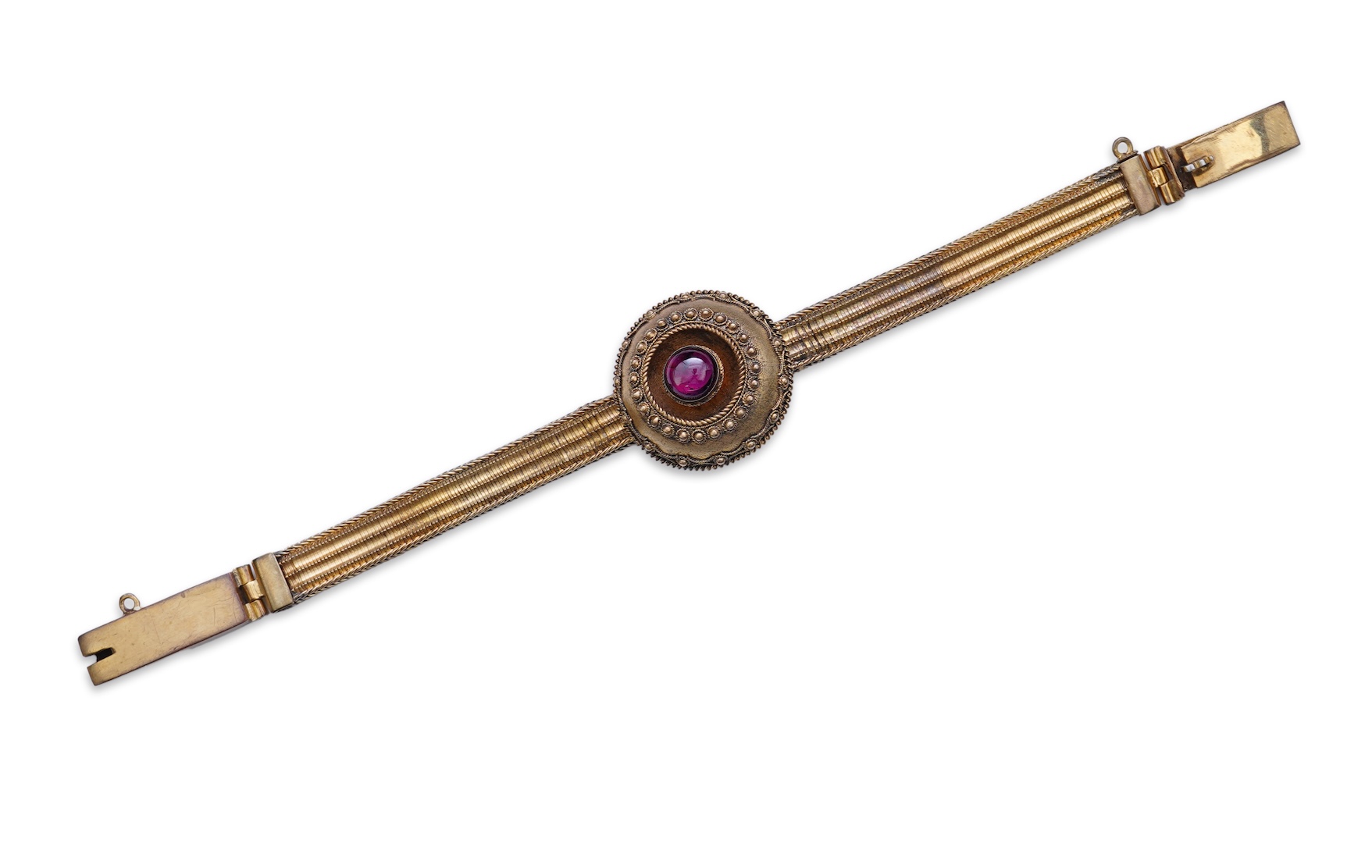 A garnet bracelet, second half 19th century